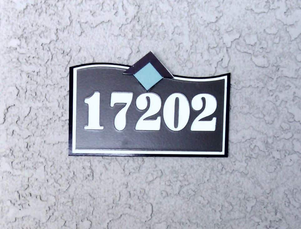 Apartment Address Plaque 17202 by Addisigns Tucson
