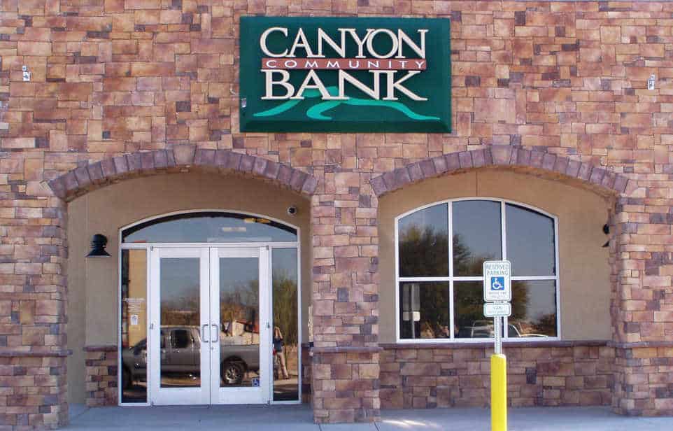 Canyon Community Bank Reverse Channel Letters by Addisigns Tucson