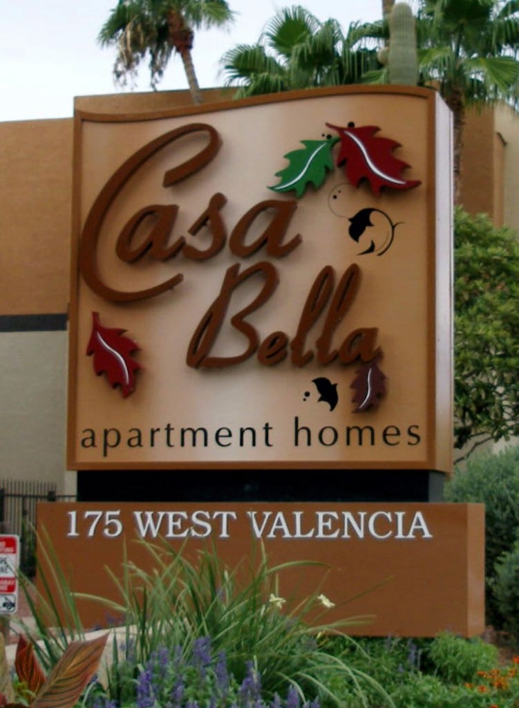 Casa Bella Apartment Homes Monument Sign by Addisigns Tucson