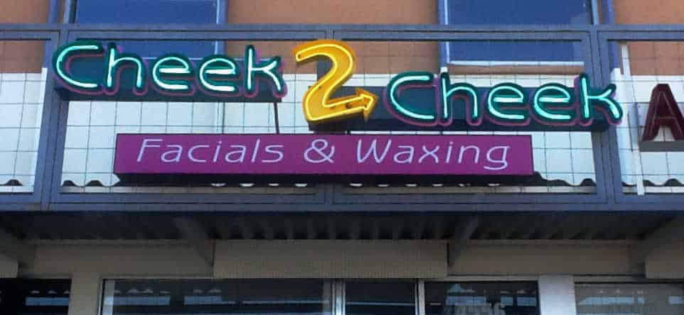 Cheek 2 Cheek Neon Channel Letters by Addisigns Tucson