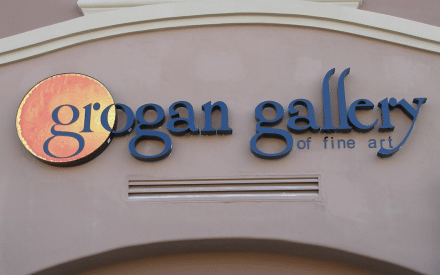 Grogan Gallery Reverse Channel Letters by Addisigns Tucson