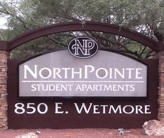 Northpointe Student Apartments Monument Sign Wide by Addisigns Tucson