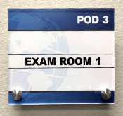 Pod 3 Exam Room Office Door Sign by Addisigns Tucson