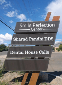Smile Perfection Dental Multi Tenant Directional Sign by Addisigns Tucson