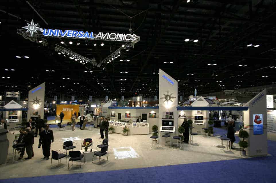 Universal Avionics Trade Show Booth by Addisigns Tucson