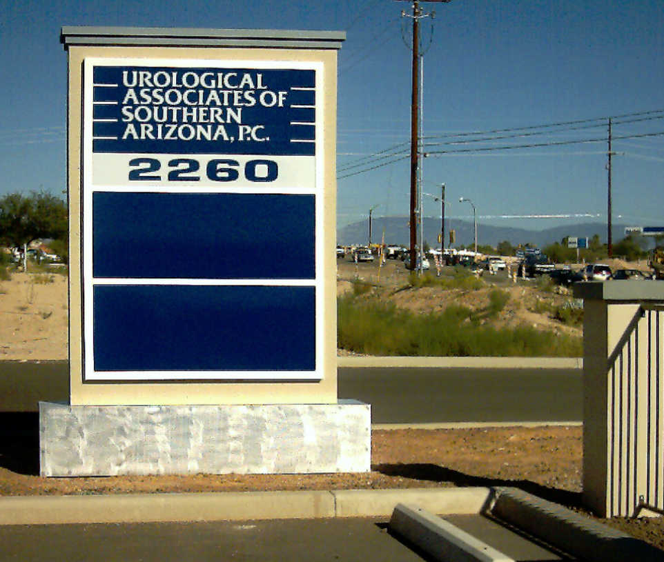 Urological Associates Illuminated Monument Sign by Addisigns Tucson