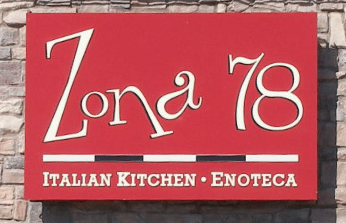 Zona 78 Italian Kitchen Wall Sign by Addisigns Tucson
